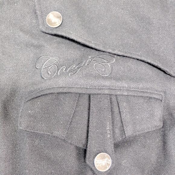 Coogi Mens Black Utility Field Jacket Full Zip Pockets Casual Outerwear Size 2XL - Picture 9 of 14